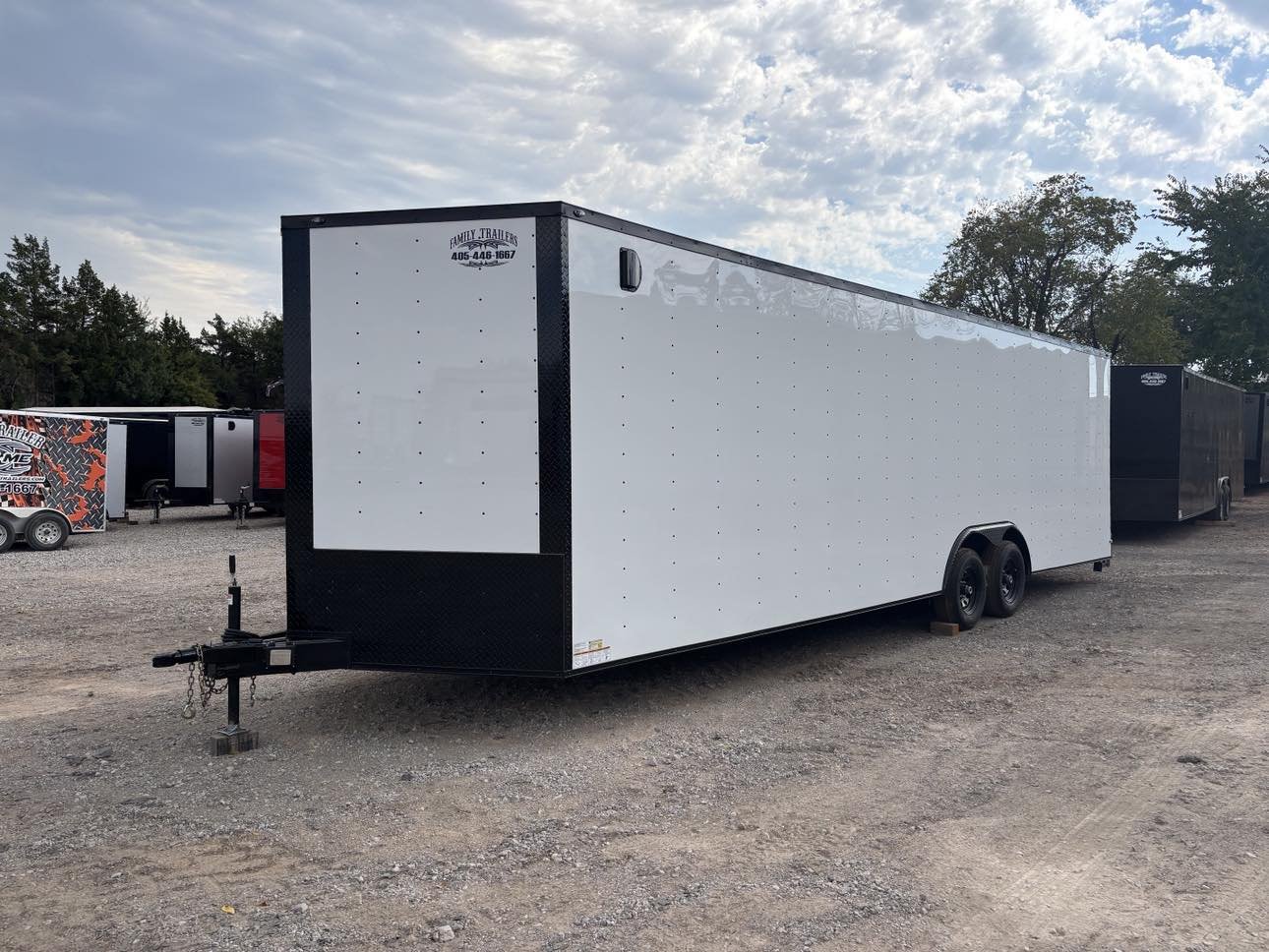 New 2025 Family Trailer 8.5x28TA Cargo / Enclosed Trailer 5200lb Axles